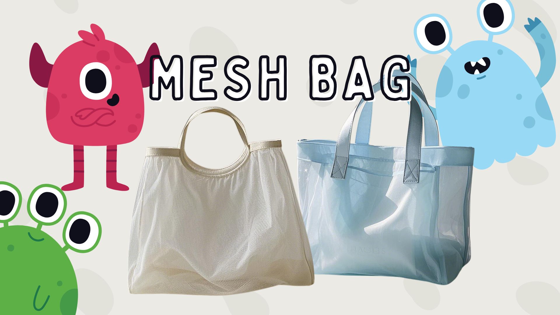 Mesh bag | The perfect combination of fashion and practicality